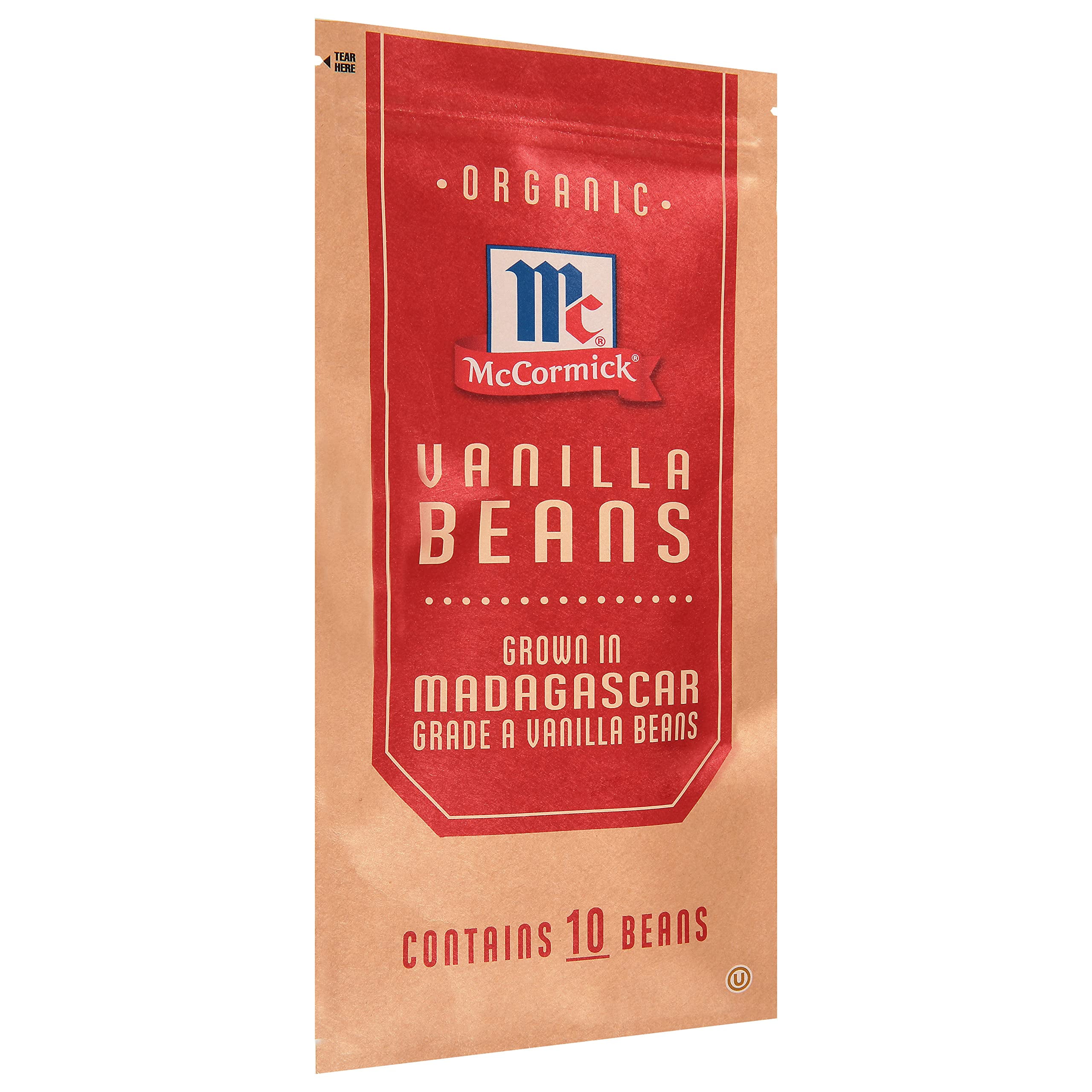 McCormick Madagascar Vanilla Beans HP29 Gluten Free), 10