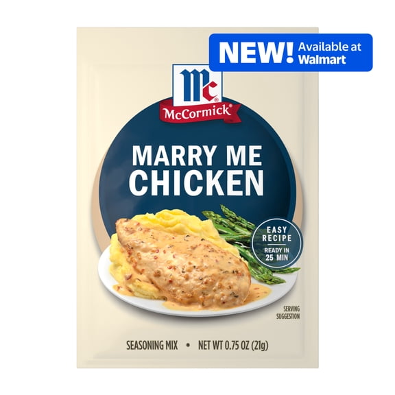 McCormick Marry Me Chicken Seasoning Mix, 0.75 oz Packet