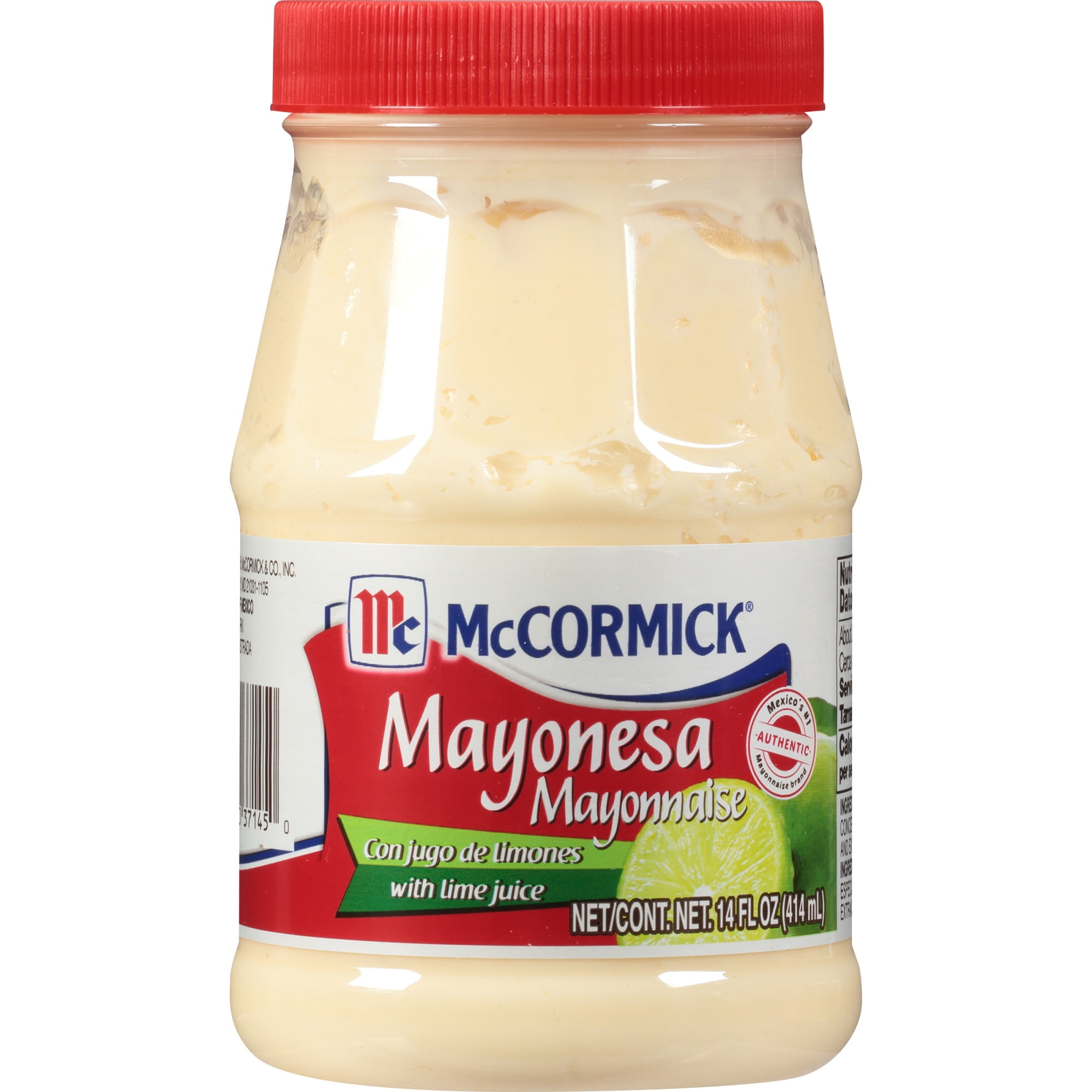 McCormick Mayonesa (Mayonnaise) With Lime Juice, 14 fl oz Mayonnaise ...