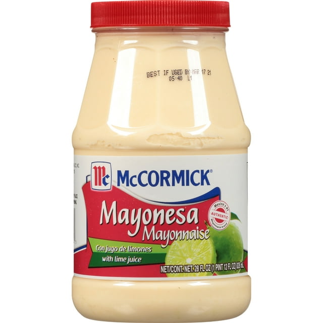 McCormick Mayonesa (Mayonnaise) With Lime Juice, 28 fl oz Mayonnaise (2 pack)