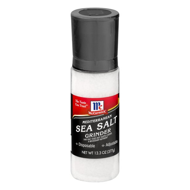 McCormick Mediterranean Sea Salt Grinder, 13.3 OZ