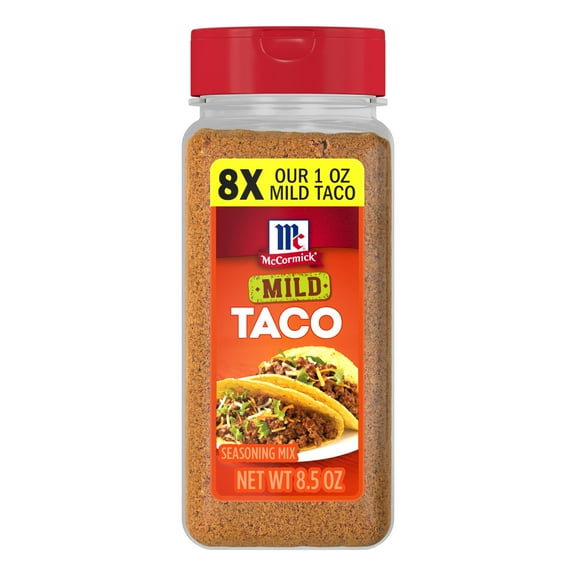 McCormick Mild Taco Seasoning Mix, 8.5 oz Bottle