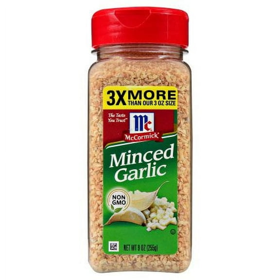 McCormick Minced Garlic, 9 Oz (Pack of 12)