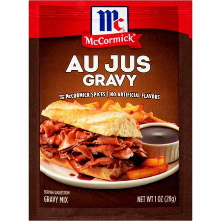 McCormick No Artificial Flavors Au Jus Gravy Seasoning Mix, 1 oz Envelope