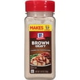 thumbnail image 1 of McCormick No Artificial Flavors Brown Gravy Seasoning Mix, 7.62 oz Bottle, 1 of 12