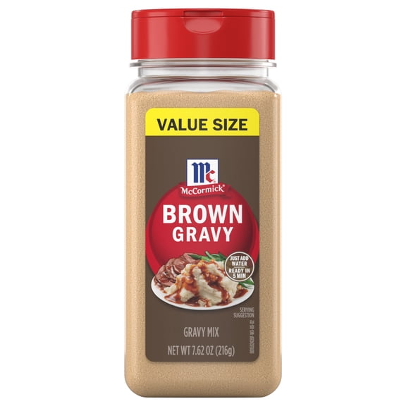 McCormick Brown Gravy Seasoning Mix, 7.62 oz Bottle