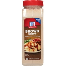 McCormick No Artificial Flavors Brown Gravy Seasoning Mix Bottle, 21 oz Bottle