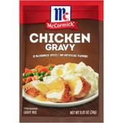 McCormick No Artificial Flavors Chicken Gravy Mix, 0.87 oz Envelope