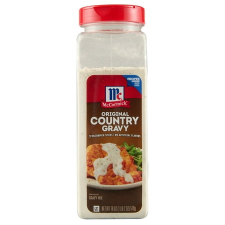 McCormick No Artificial Flavors Country Gravy Mix, 18.0 oz Bottle