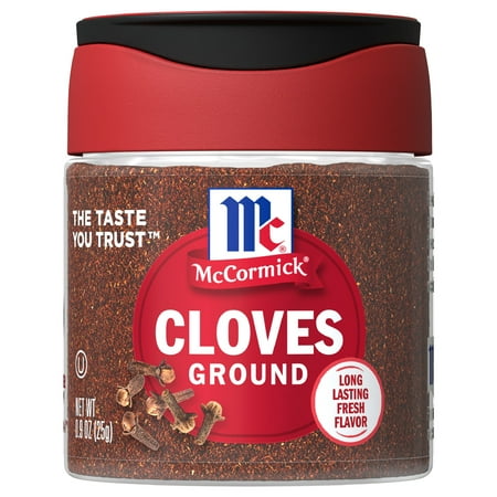 McCormick No Artificial Flavors Kosher Ground Cloves, 0.9 oz Bottle