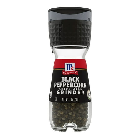 McCormick Non-GMO Black Pepper Grinder, 1.0 oz Bottle