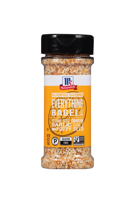 Non-GMO Gluten Free Everything Bagel All Purpose Seasoning, 4.8 oz Bottle