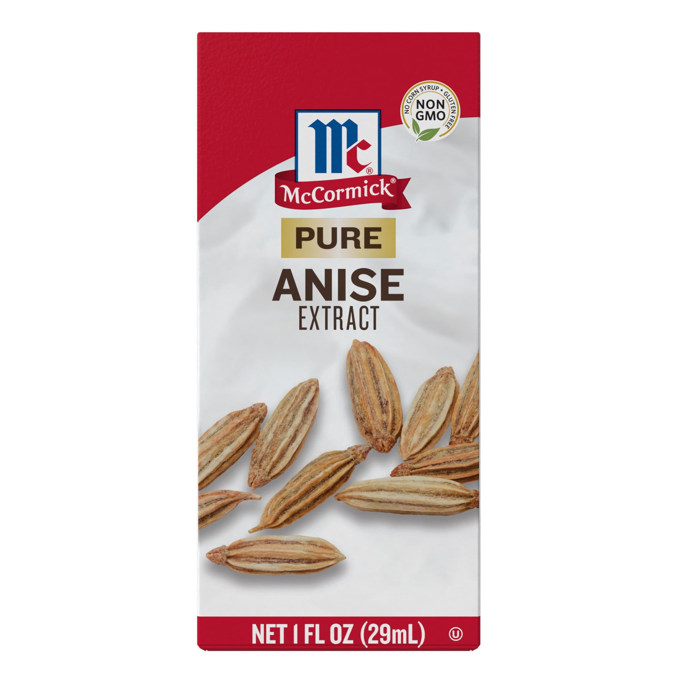 McCormick Non-GMO Gluten Free Pure Anise Extract, 1 fl oz Box
