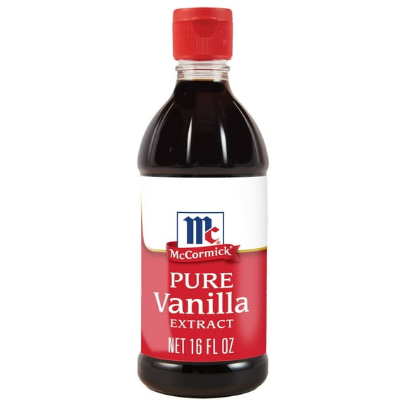 McCormick Non-GMO Gluten Free Pure Vanilla Extract, 16.0 fl oz Bottle