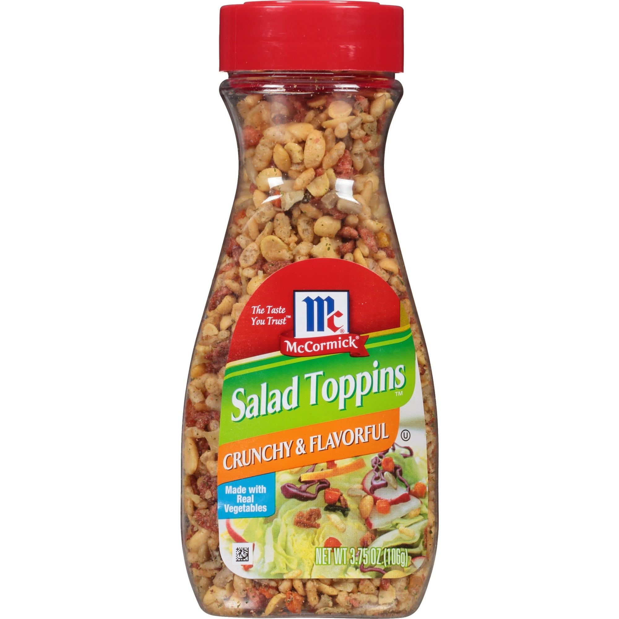 McCormick Non-GMO Kosher Crunchy & Flavorful Salad Toppings, 3.75 oz Bottle(2 Packs)