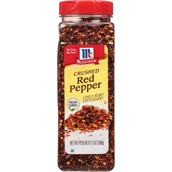 McCormick Non-GMO Kosher Crushed Red Pepper, 13.0 oz Bottle