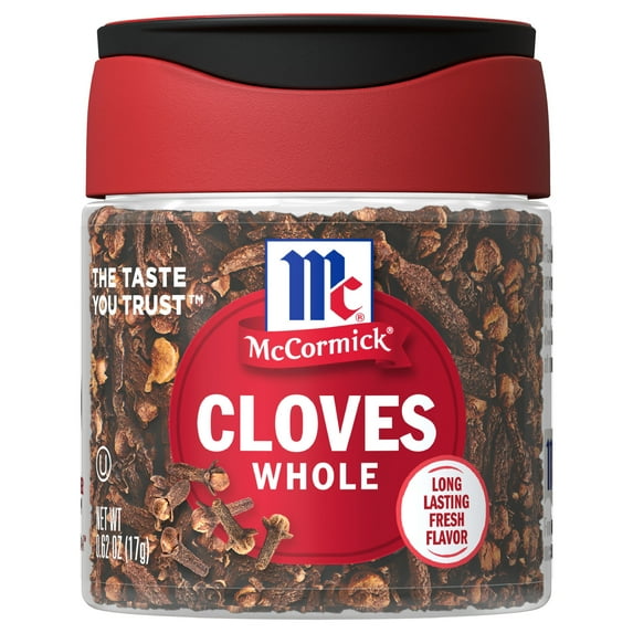 McCormick Non-GMO Kosher Whole Cloves, 0.62 oz Bottle