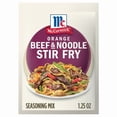 thumbnail image 1 of McCormick Orange Beef & Noodle Stir Fry Seasoning Mix, 1.25 oz Pouch, 1 of 3