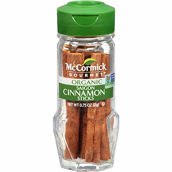 McCormick Organic Saigon Cinnamon Sticks .75 oz (Pack of 5)
