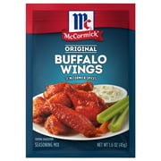 McCormick Original Buffalo Wings Seasoning Mix, 1.6 oz Packet