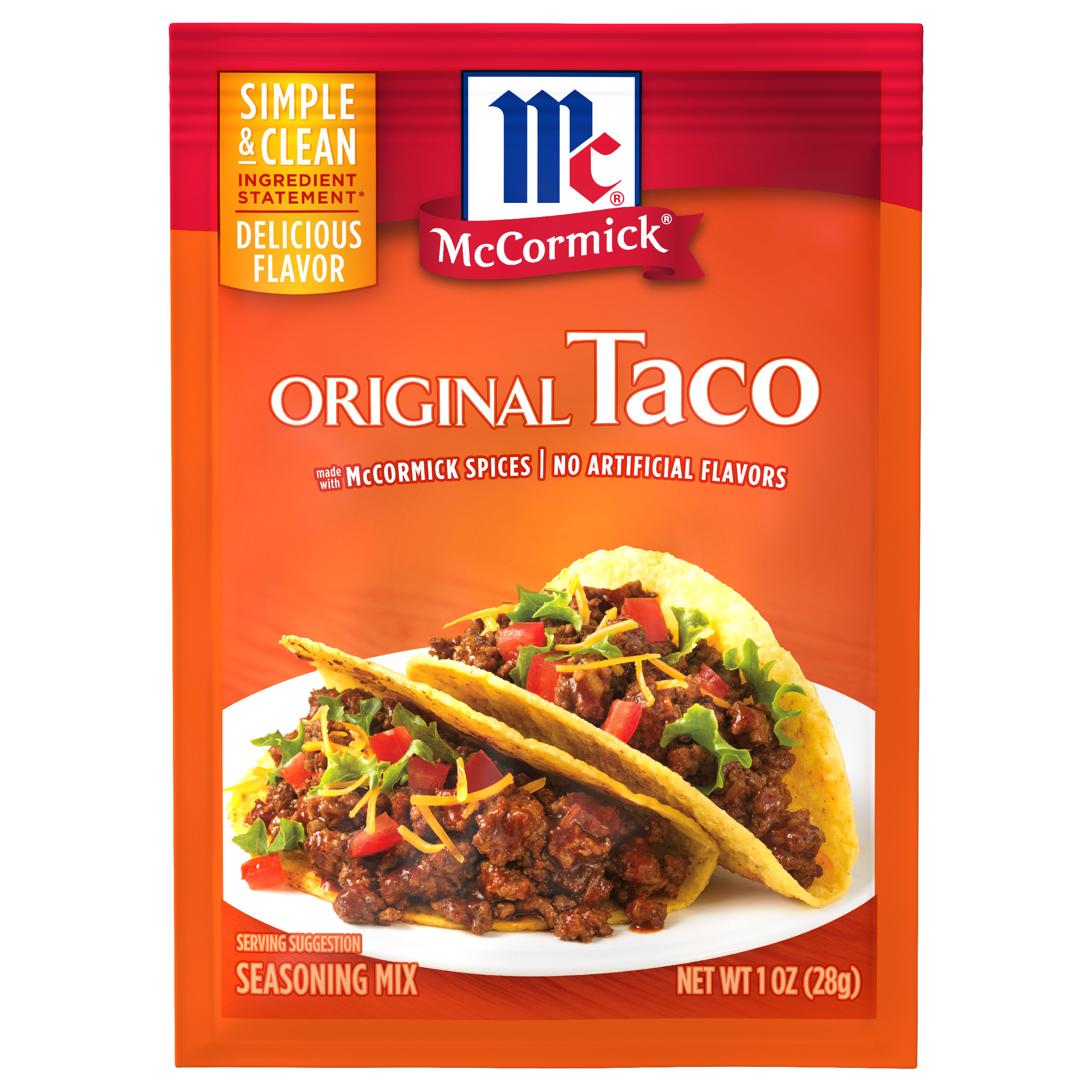 Great Value Original Taco Seasoning Mix, 1 oz