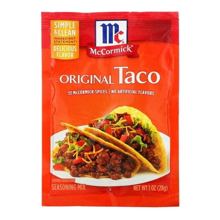 McCormick, Original Taco Seasoning Mix, 1 oz Pack of 3
