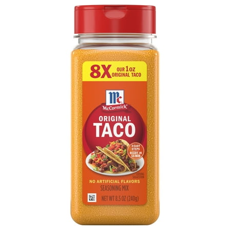 McCormick Original Taco Seasoning Mix, 8.5 oz Bottle