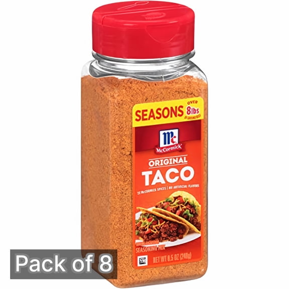 McCormick Original Taco Seasoning Mix 8.5 oz Bottle (Pack of 8)