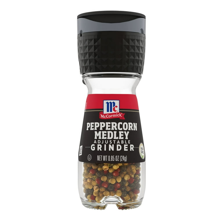 Mccormick Peppercorn Grinder, Medley - 0.85 oz