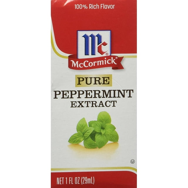 McCormick Peppermint, Pure Extract, 1 OZ (Pack of 2)