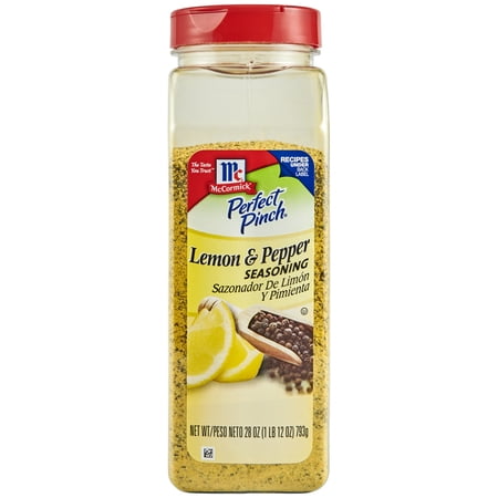 McCormick PERFECT PINCH Kosher Lemon & Pepper Seasoning, 28.0 oz Bottle