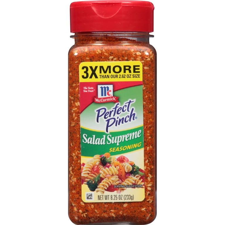 McCormick Perfect Pinch Salad Supreme Seasoning, 8.25 oz