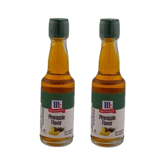 McCormick Pineapple Flavor Extract, 20 mL Bottles (2 Pack)