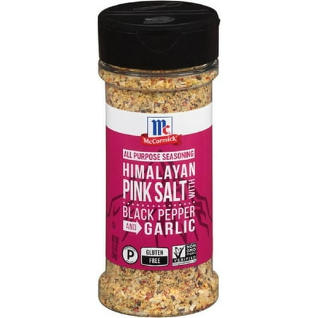 McCormick Pink Sea Salt, Black Pepper, Garlic Seasoning - 6.5oz (Pack of 16)