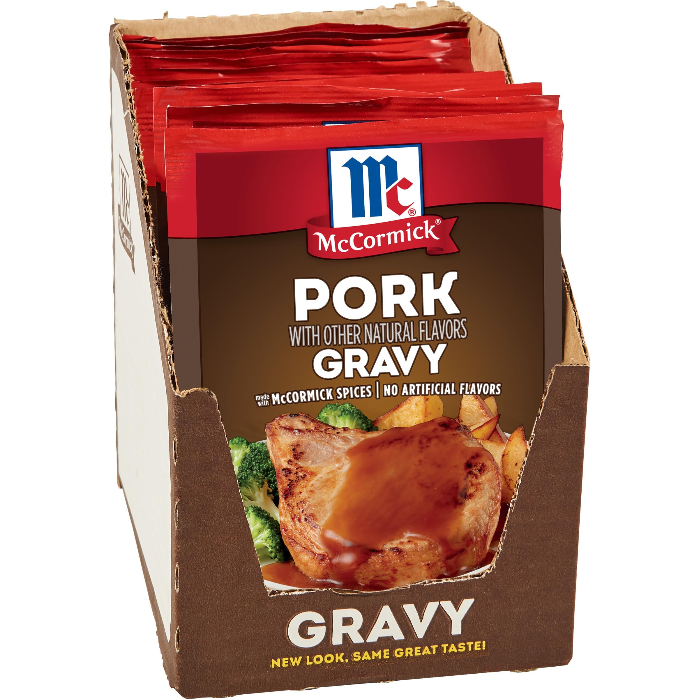 McCormick Pork Gravy Mix, OIF8 0.87 oz (Pack of 12)
