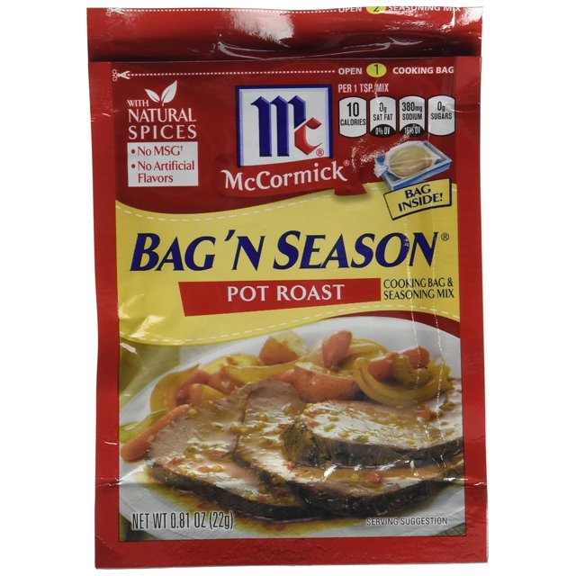 McCormick Pot Roast Bag n' Season, 0.81 OZ (Pack 4)
