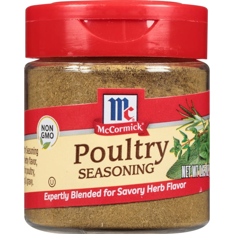 https://i5.walmartimages.com/seo/McCormick-Poultry-Seasoning-0-65-oz-Mixed-Spices-Seasonings_6acb2d27-3285-41cc-ad62-aaa0eede5ed4.2c972c79aa90ade30a611c0762bb2c7c.jpeg?odnHeight=768&odnWidth=768&odnBg=FFFFFF