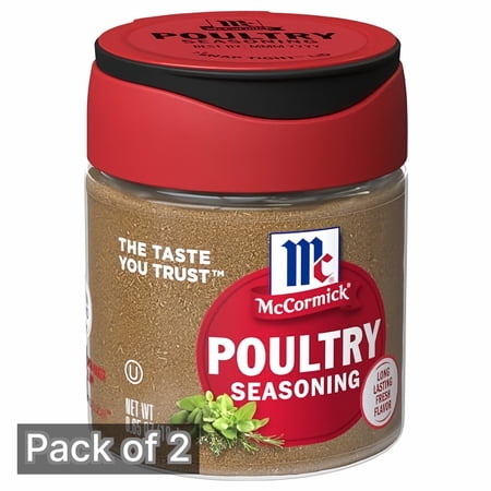 McCormick Poultry Seasoning, 0.65 oz (Pack of 2)