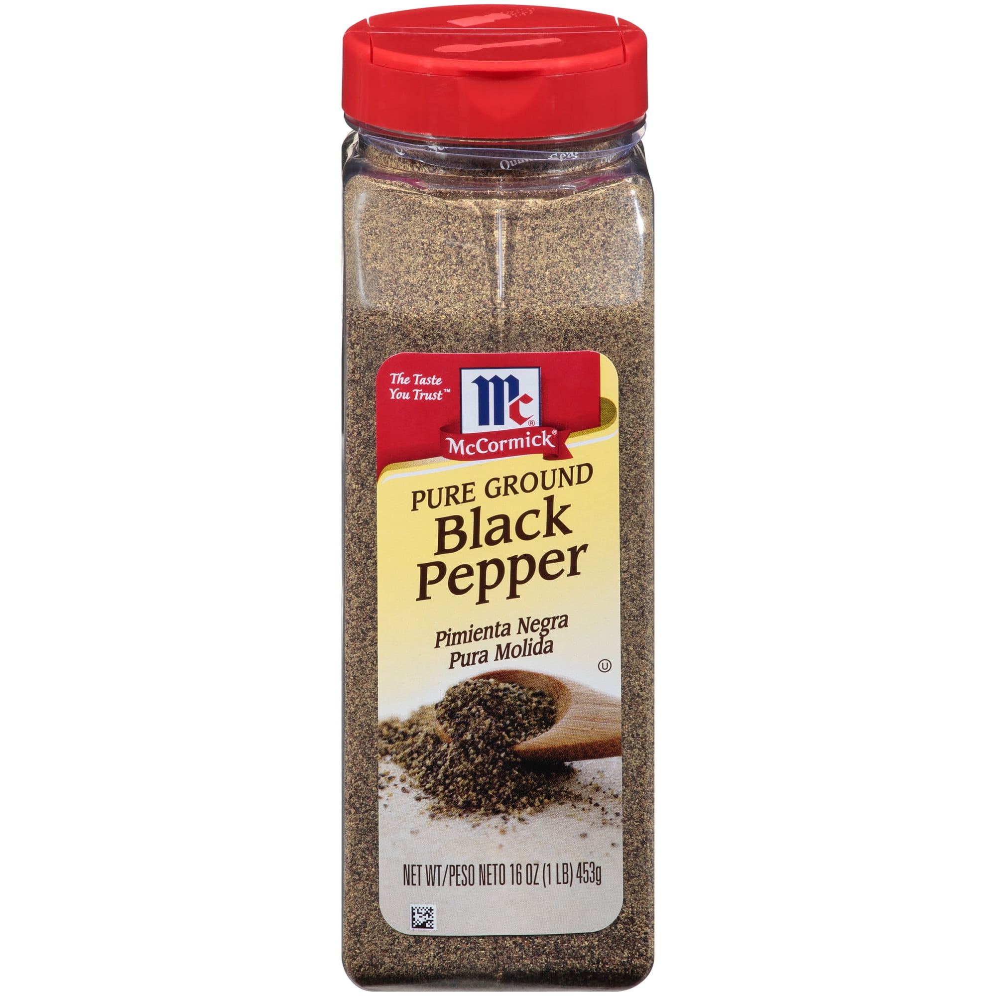 McCormick Pure Ground Black Pepper, 16 oz Pepper & Peppercorns