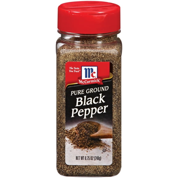 McCormick Pure Ground Black Pepper, 8.75 oz
