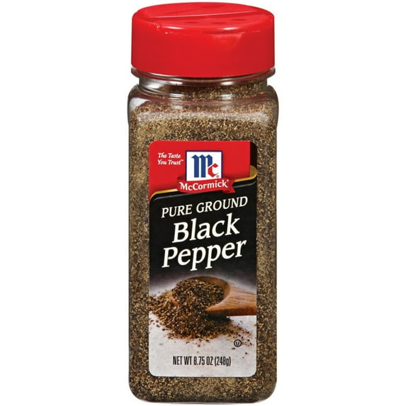 McCormick Pure Ground Black Pepper, 8.75 oz