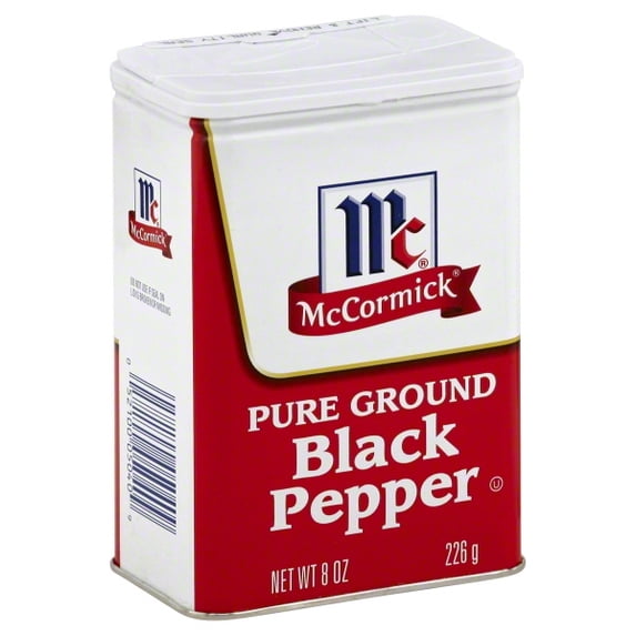 McCormick® Pure Ground Black Pepper 8 Oz Can