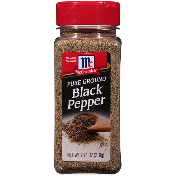 McCormick Kosher Ground Black Pepper, 7.75 oz, Gluten-Free