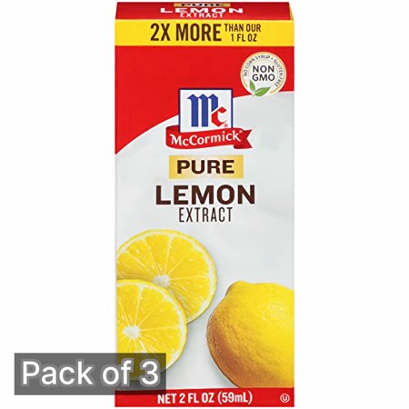 McCormick Pure Lemon Extract (Pack of 3)