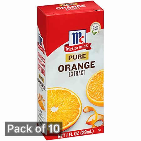 McCormick Pure Orange Extract 1 fl oz (Pack of 10)