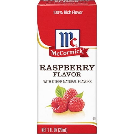 McCormick Raspberry Extract With Other Natural Flavors, 1 fl oz (Pack of 4)