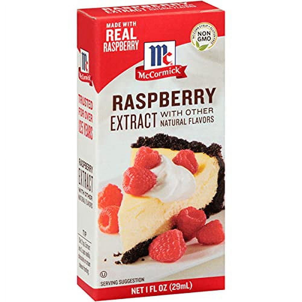 McCormick Raspberry Extract With Other Natural Flavors, 1 fl oz (Pack ...