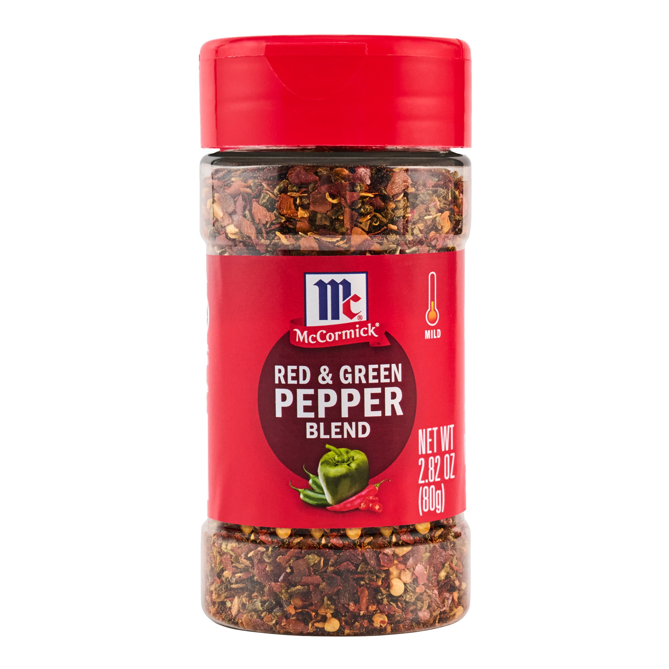 McCormick Red & Green Pepper Blend Seasoning 2.82 oz Bottle with