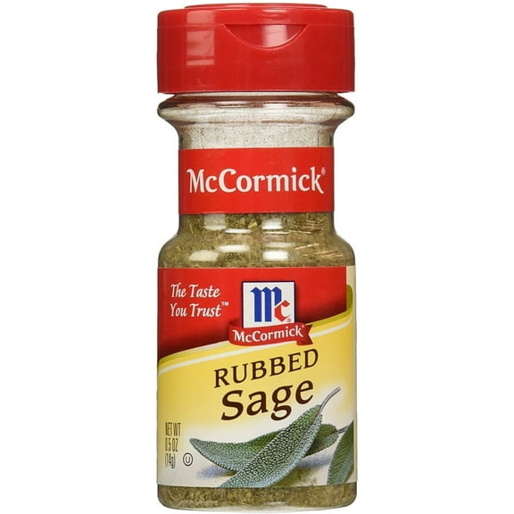 McCormick Rubbed Sage 0.50 oz (Pack of 2)