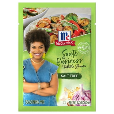 McCormick Salt Free Sauté Business by Tabitha Brown Seasoning Mix, 1.25 oz Envelope